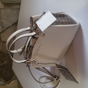 New Anne Klein Natural Midi Satchel